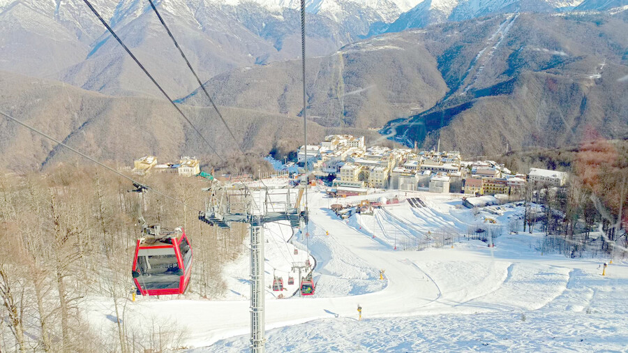 Подъёмник на красной поляне